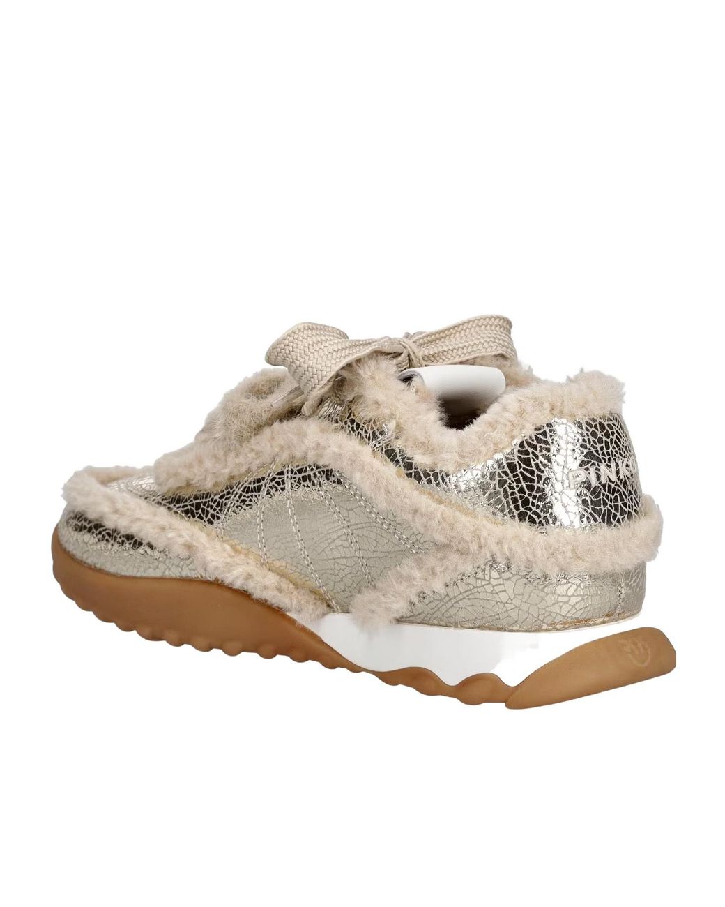 Pinko Multicolor Logo Detail Panelled Sneakers