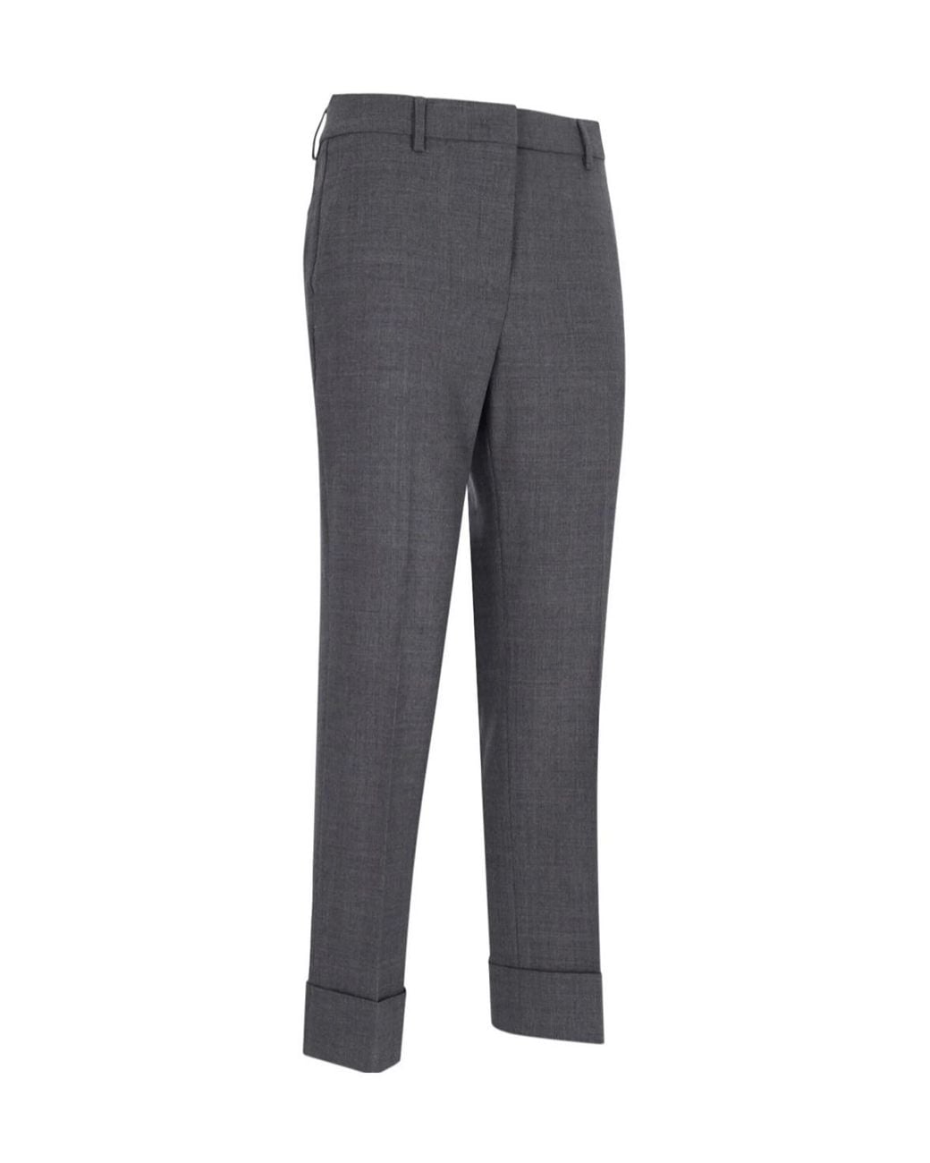 Incotex Gray Casual Trousers With Belt Loops