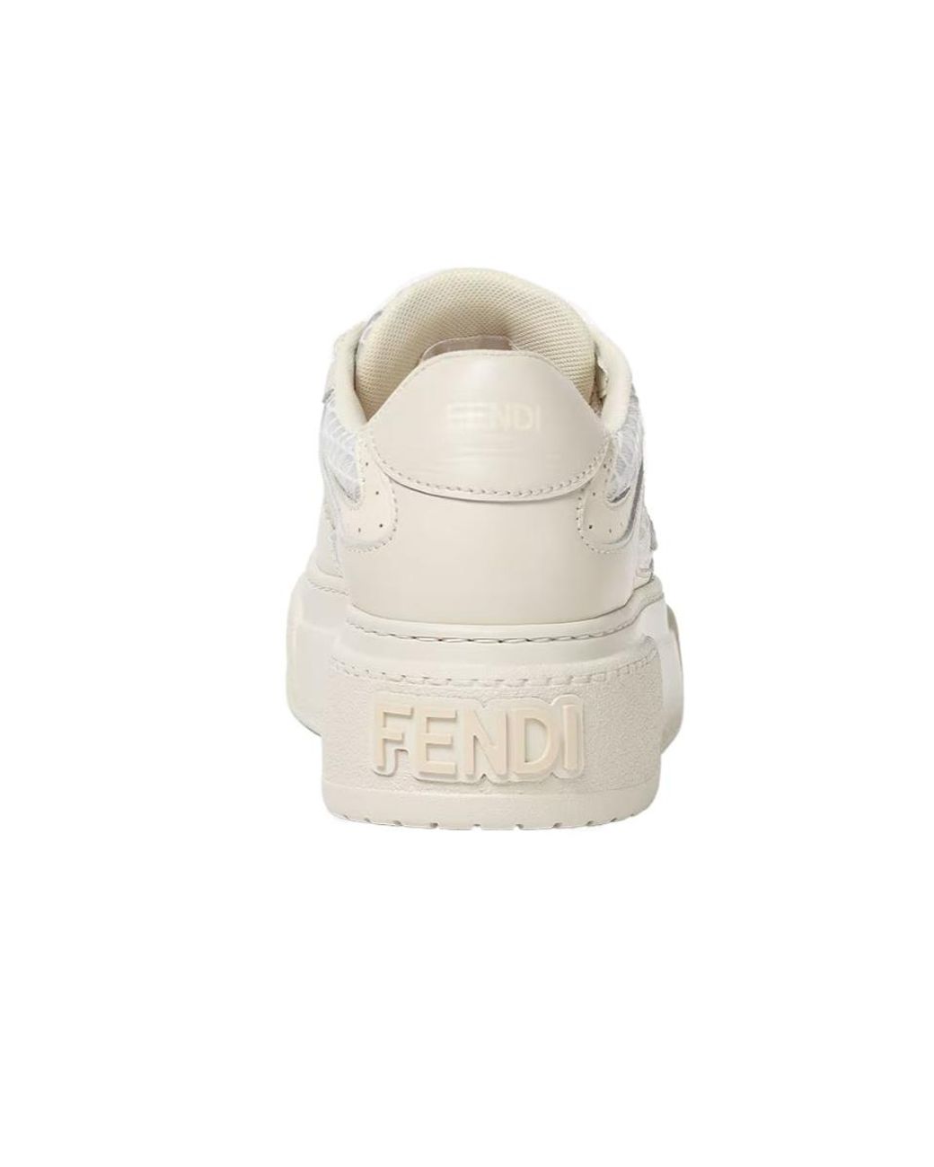 Fendi Natural Match Platform Low-Top Sneakers