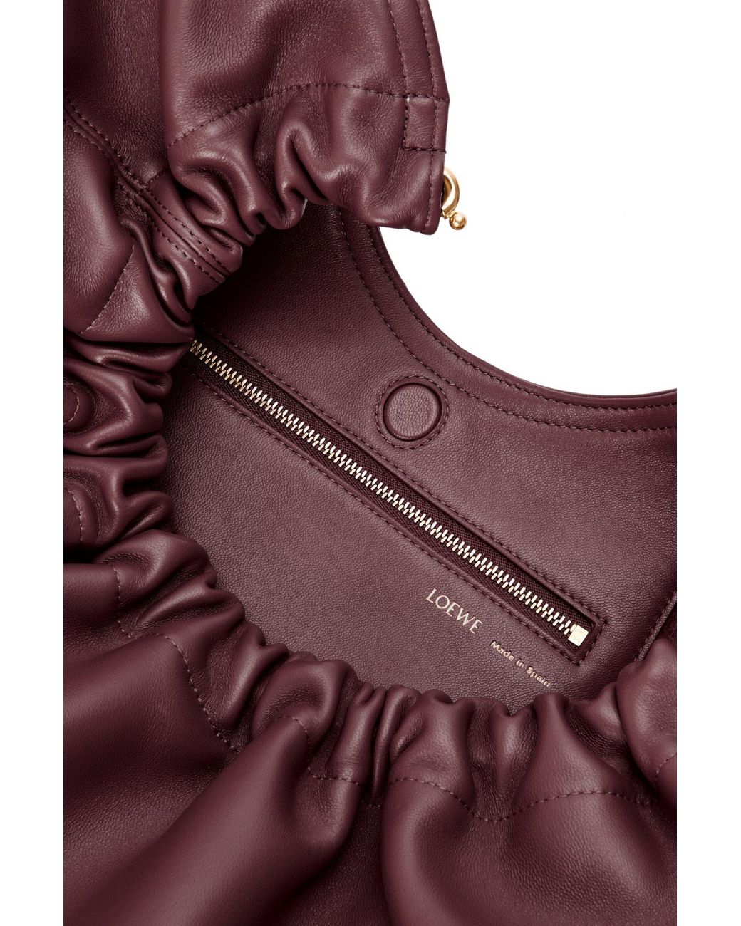 Loewe Purple Medium Squeeze Bag