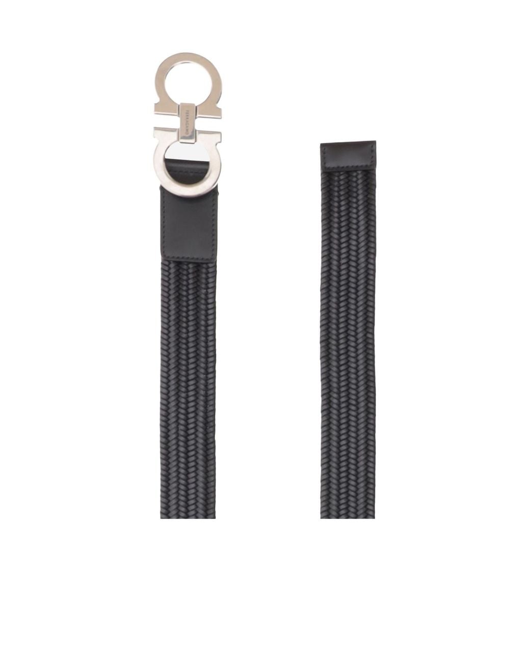 Ferragamo Multicolor Ferragamo Gancini Braided Belt for men