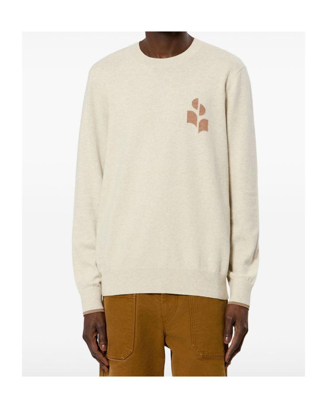 Isabel Marant White Antea Sweater for men