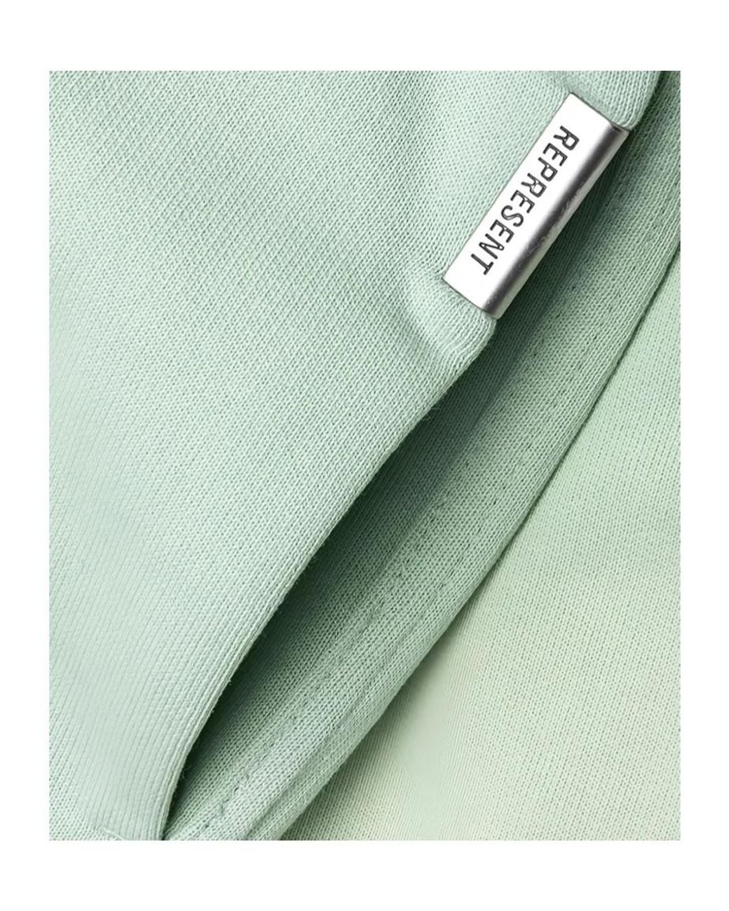 Represent Green Logo Shorts for men