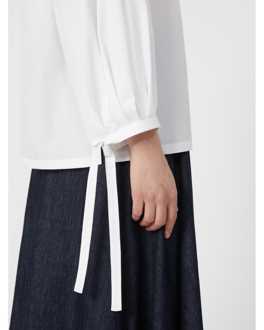 Max Mara White 'S Oro Long Sleeved Shirt