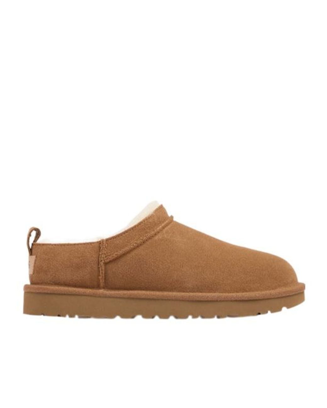 Ugg Brown Slip-On Booties With Low Collar