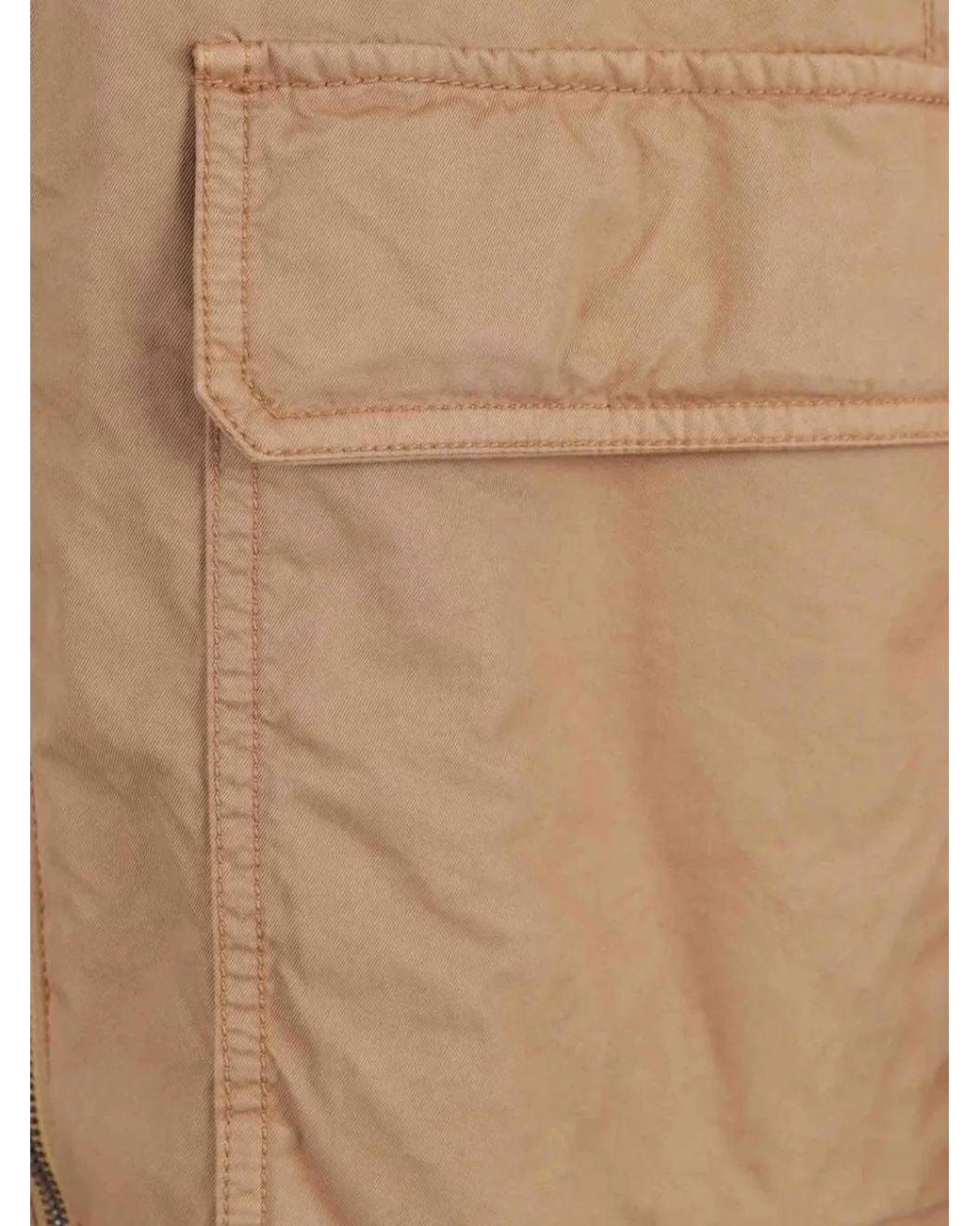 Herno Brown Drawstring Hooded Jacket for men