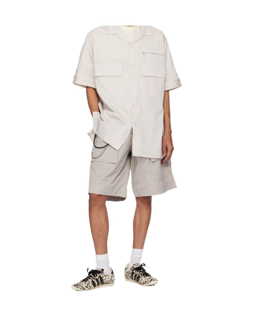 Y-3 White Ut Short-Sleeved T-Shirt for men