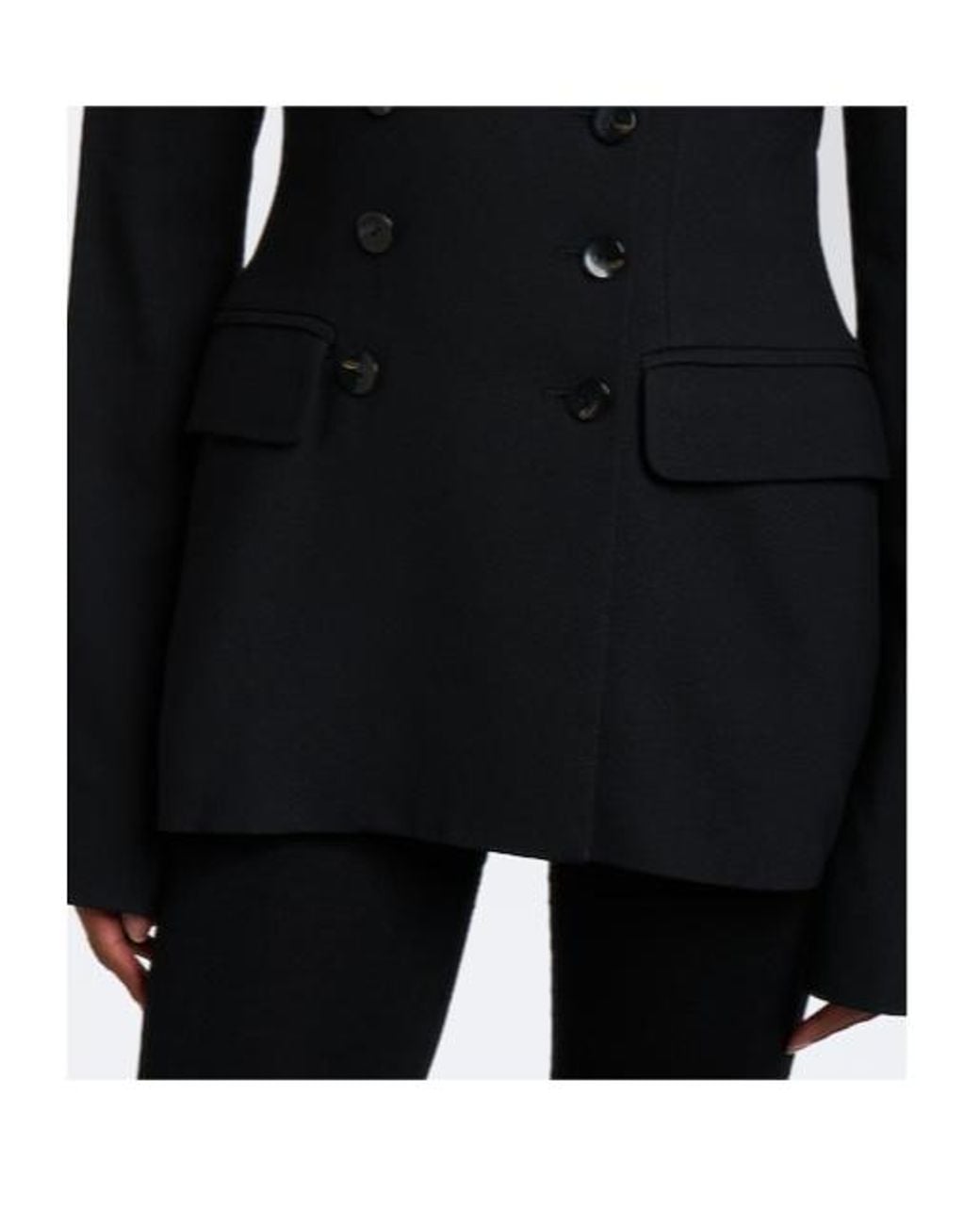 TOVE Black Double-Breasted Blazer