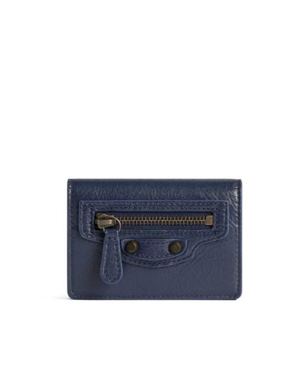 Balenciaga Blue Le City Mini Wallet