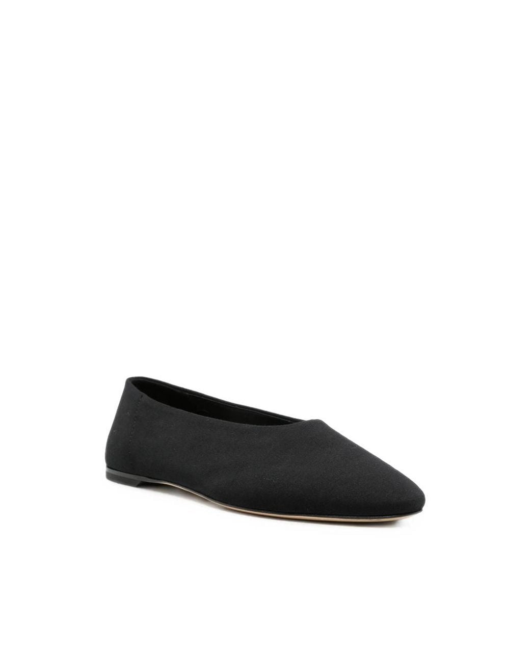 Totême Black Pointed-Toe Ballet Flats