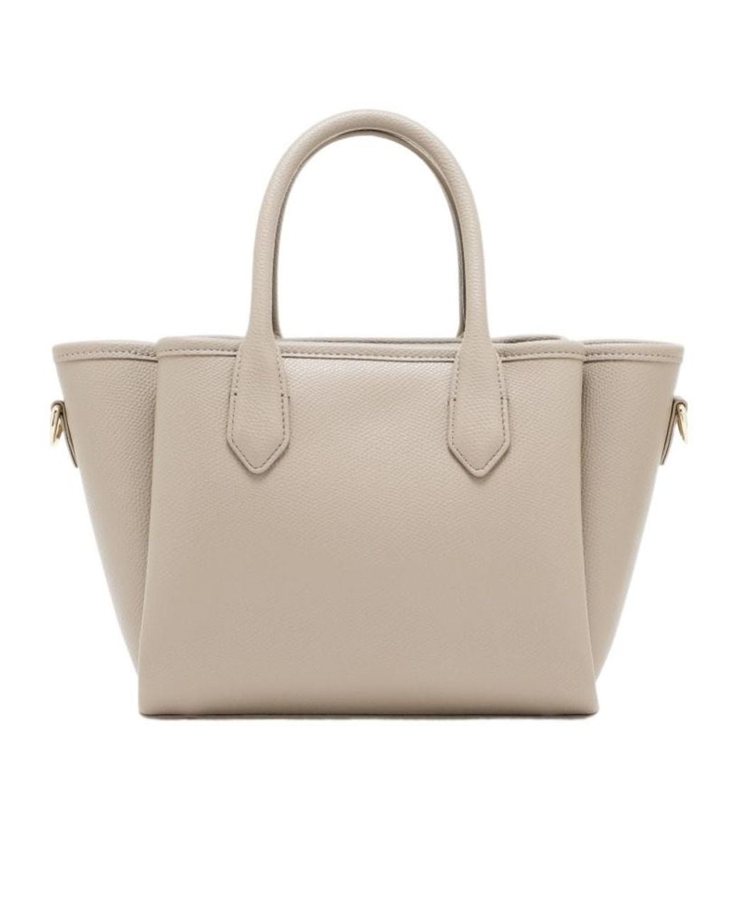 Emporio Armani Natural Logo-Plaque Tote Bag