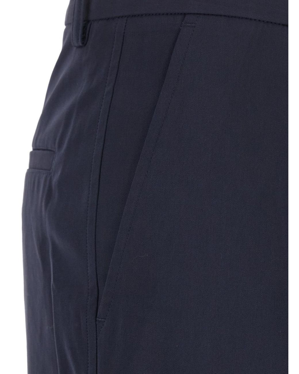 Totême Blue Pleated Trousers