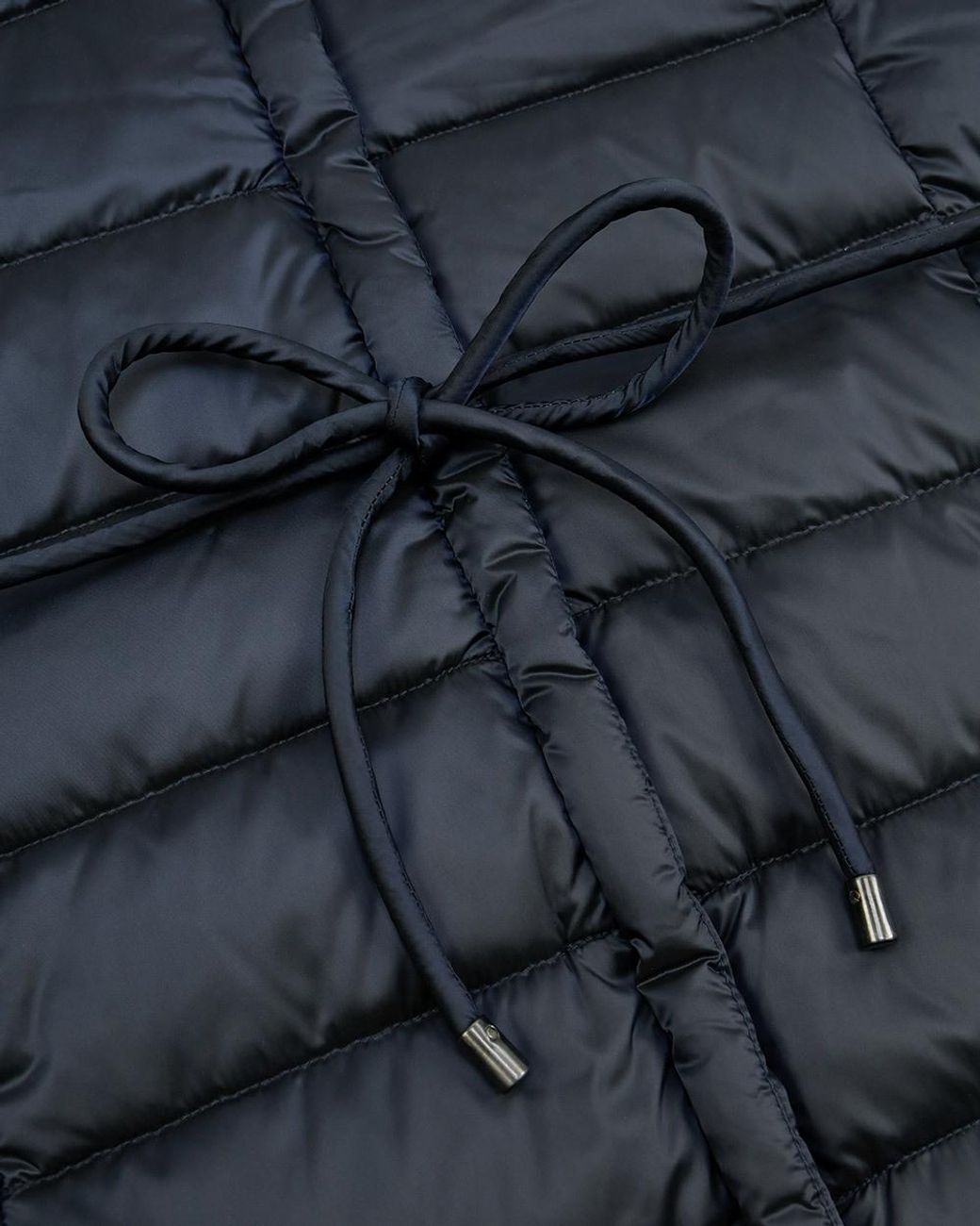 Weekend by Maxmara Blue Hooded Quilted Down Jacket