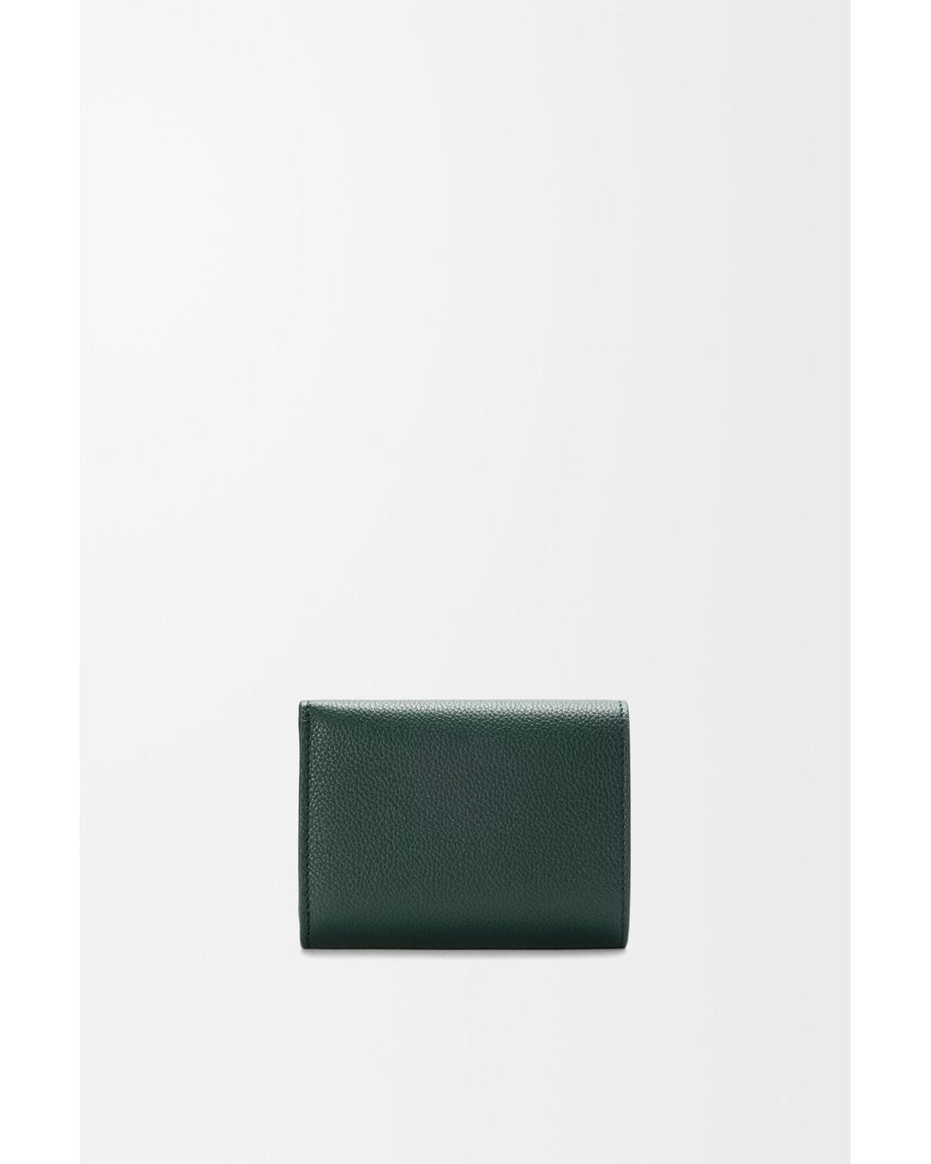 Loewe Green Trifold Wallet