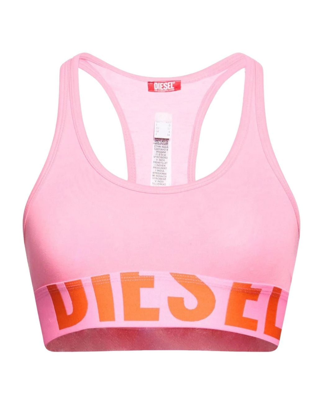 DIESEL Pink Casual Sports Vest