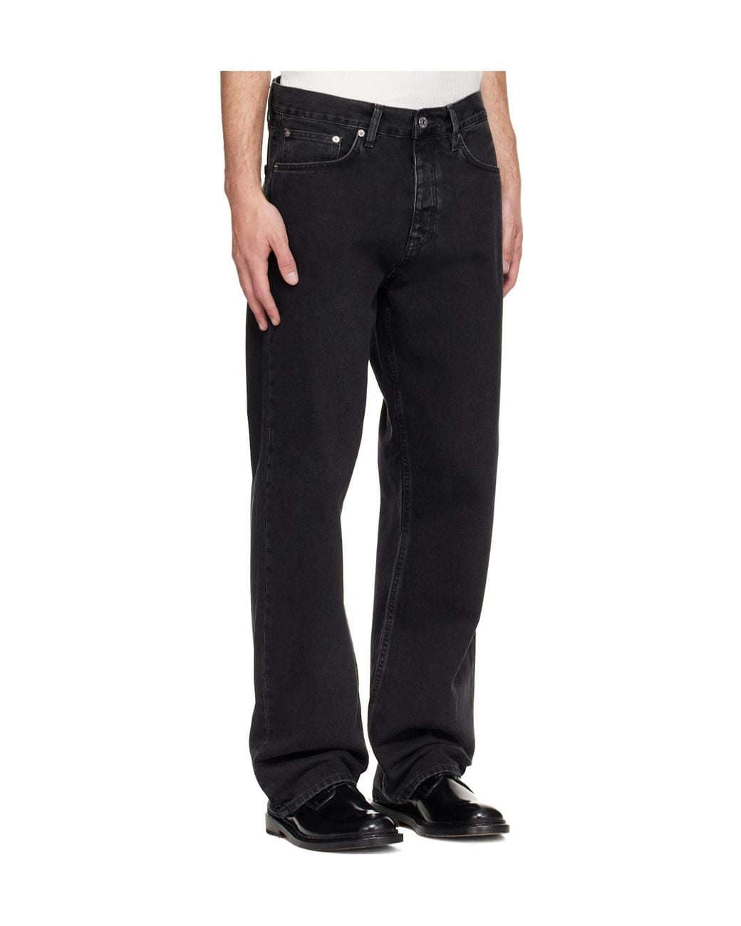 sunflower Black Belt Loop Jeans for men
