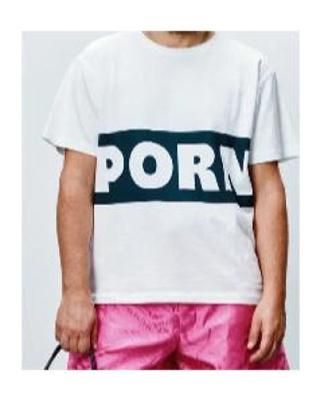 J.W. Anderson White Jw Anderson Slogan Print T-Shirt for men