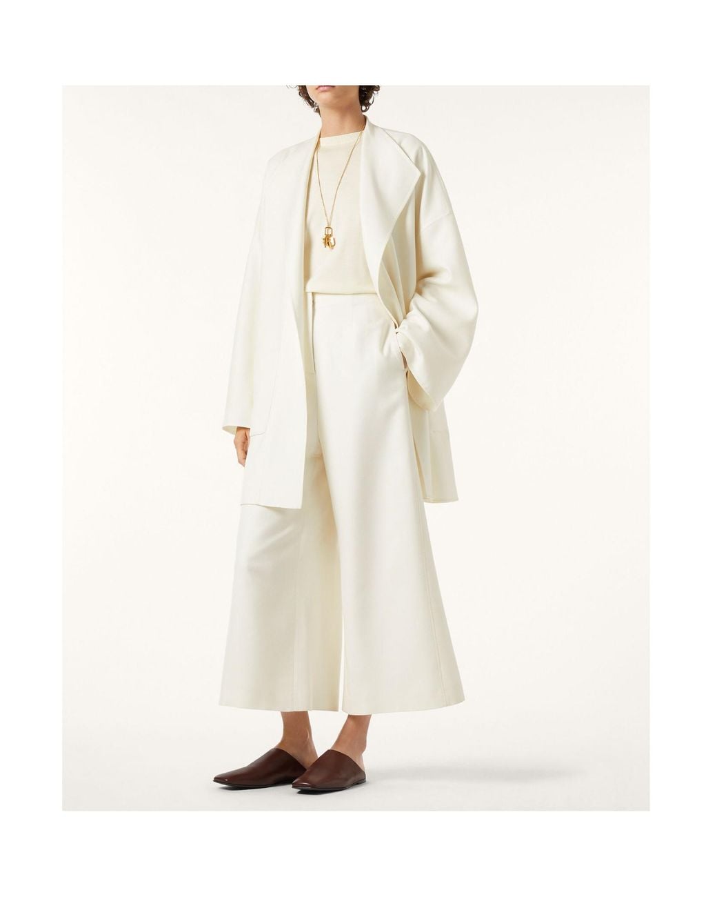 Loro Piana White Jeff Coat