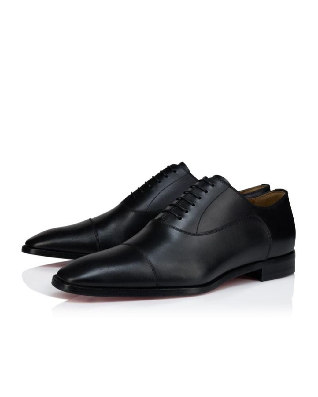 Christian Louboutin Black Greggory Lace-Up Shoes for men