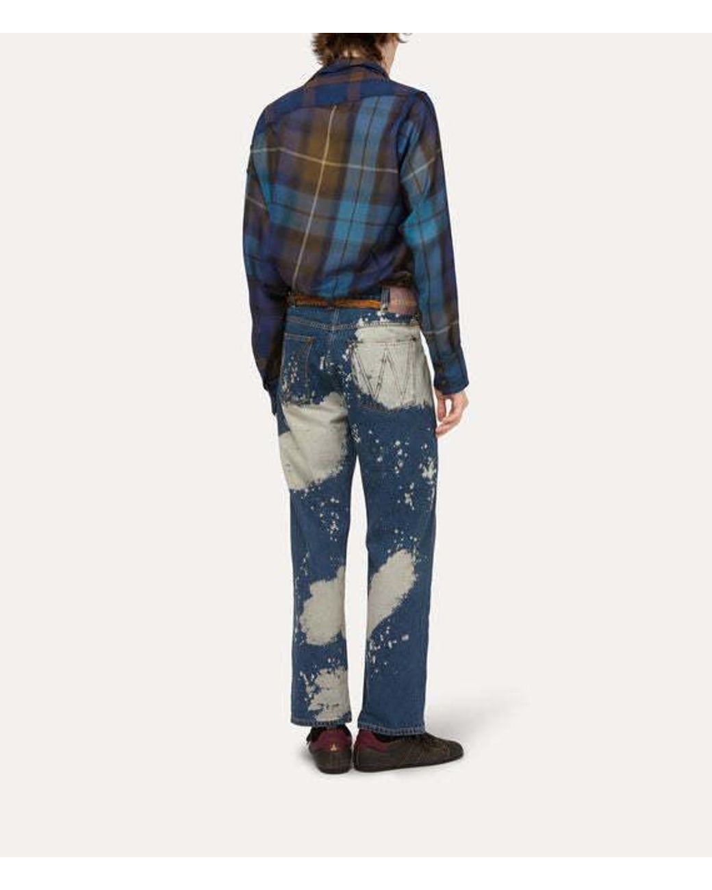 Vivienne Westwood Blue Chaos Shirt for men