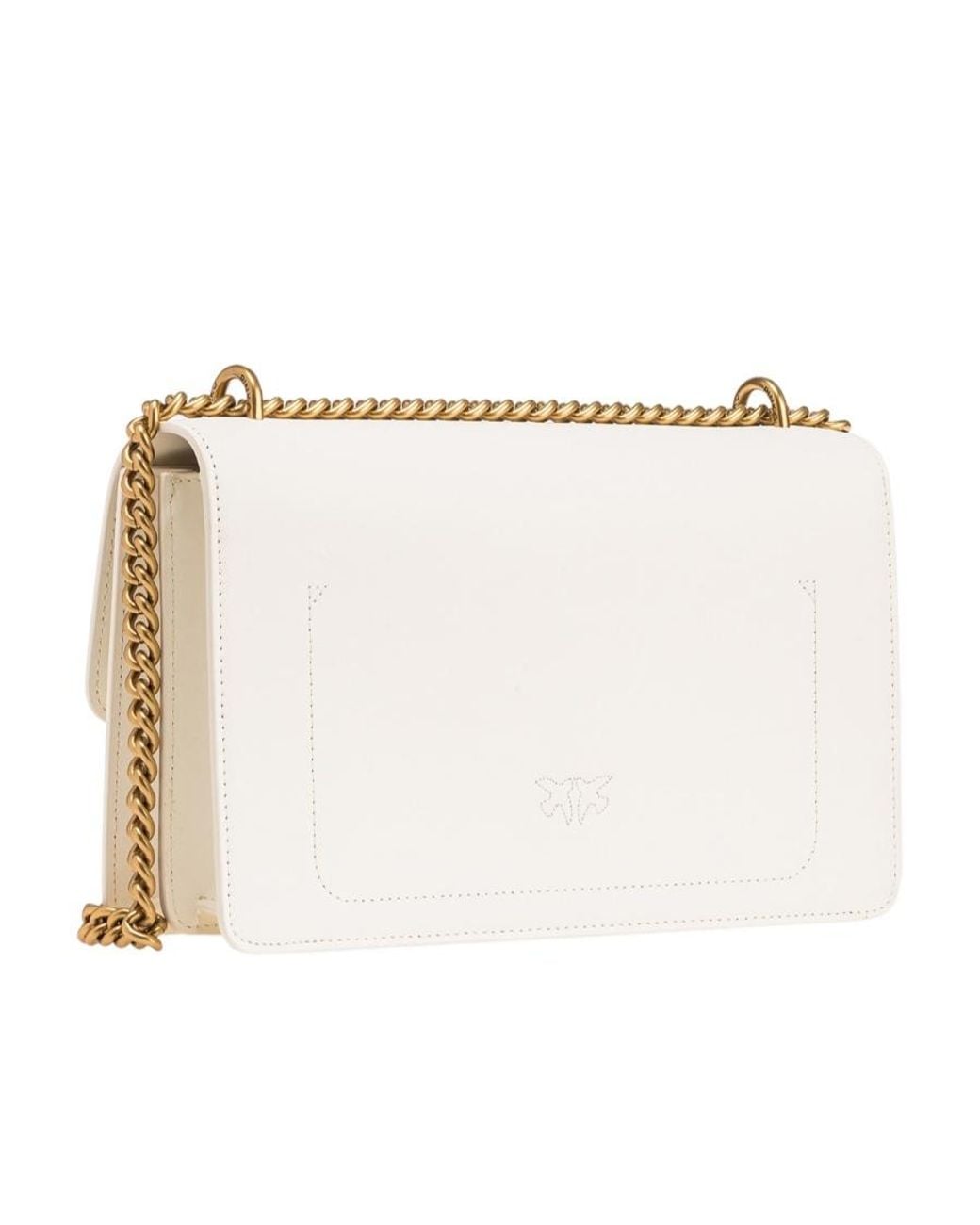 Pinko Natural One Simply Classic Love Shoulder Bag
