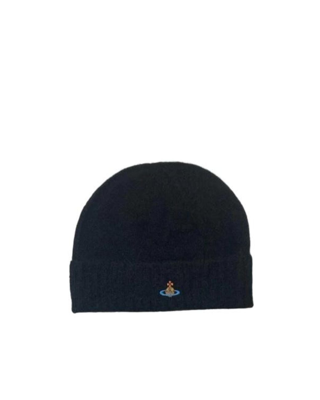 Vivienne Westwood Blue Fluffy Beanie for men