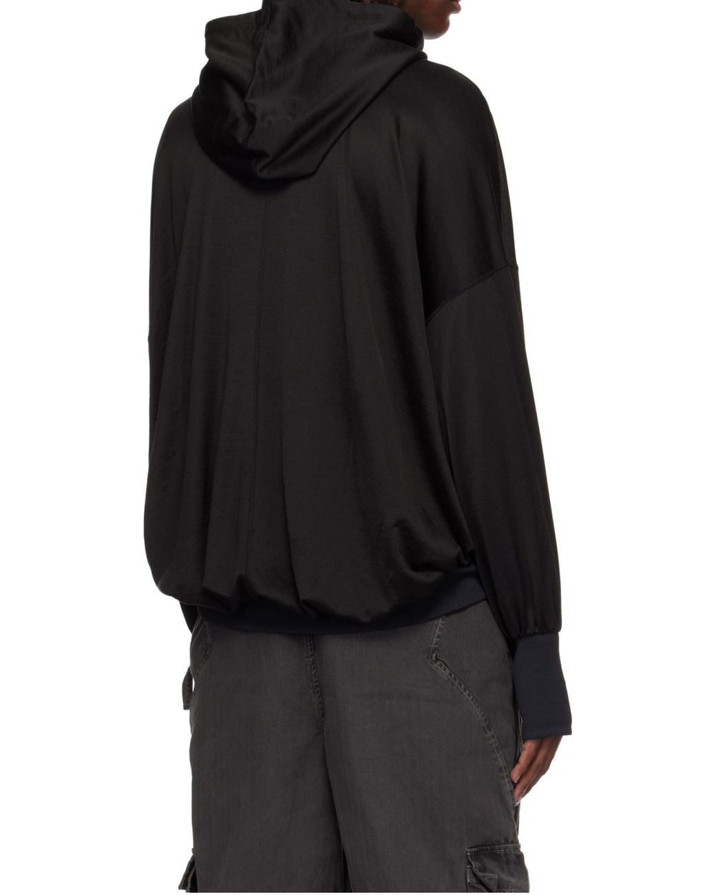 Undercover Black Long Sleeve Hoodie for men