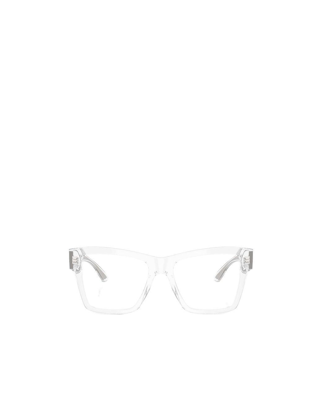 Dolce & Gabbana White Eyewear Square Frame Glasses