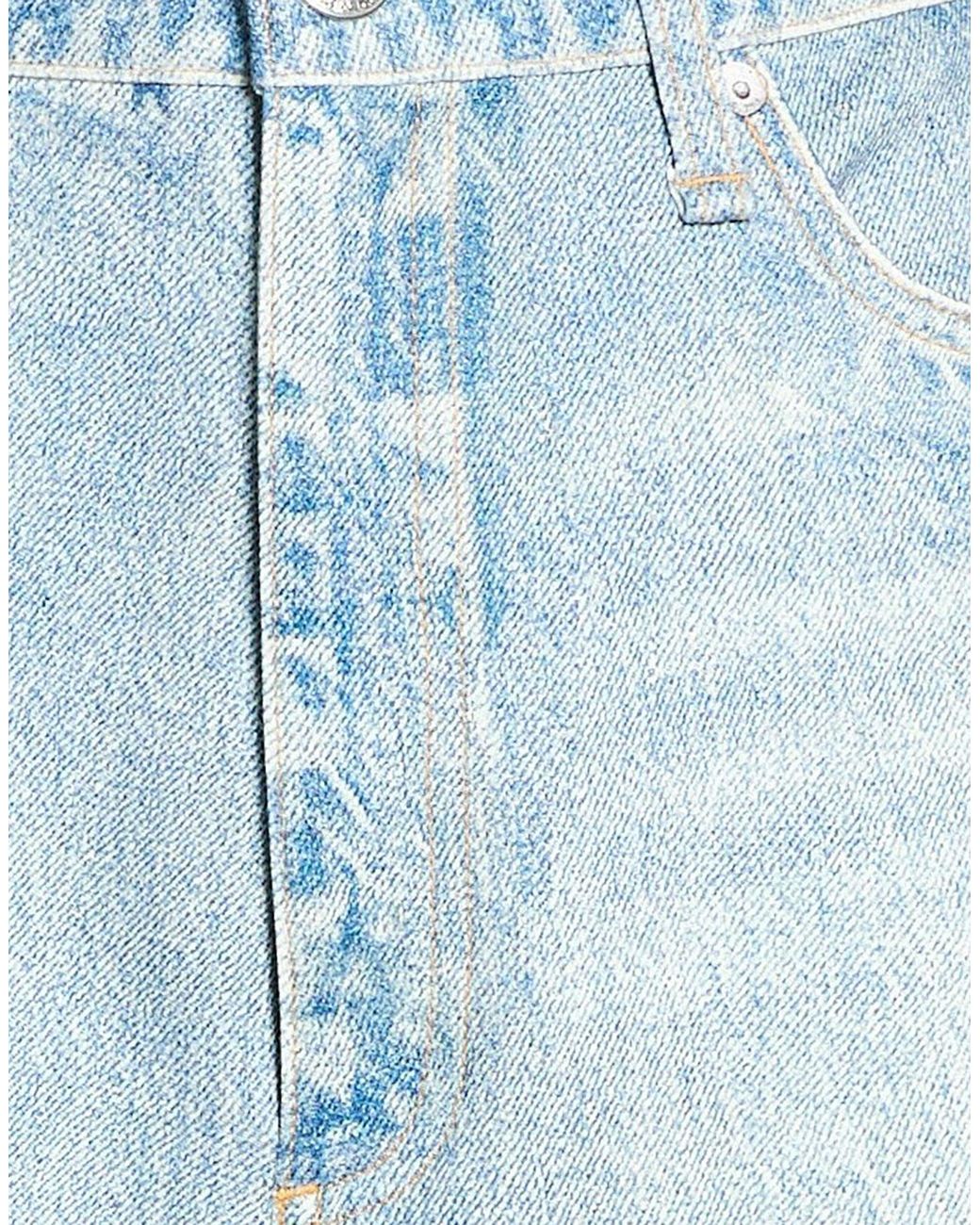 Rag & Bone Blue Denim-Style Shorts