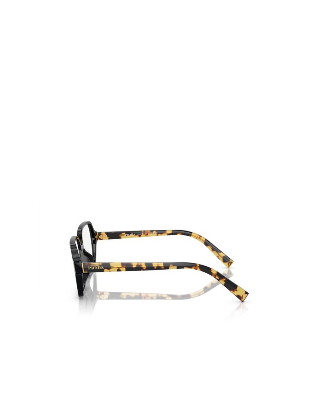 Prada White Eyewear Square-Frame Glasses