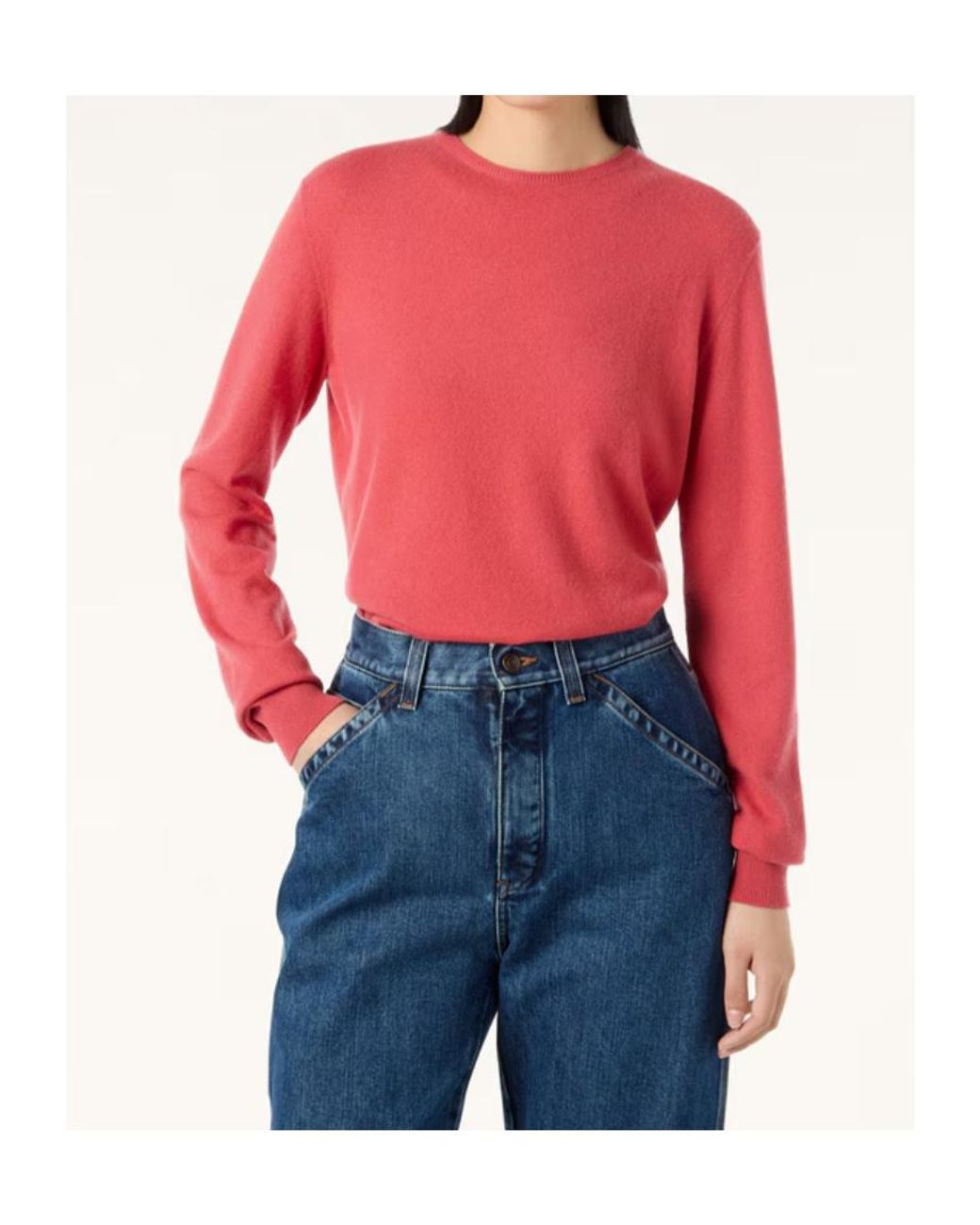 Loro Piana Red Sergio Crewneck Jumper