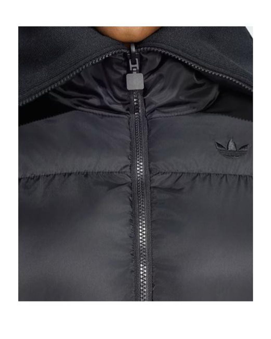 Adidas Originals Black Knitted Puffer Jacket