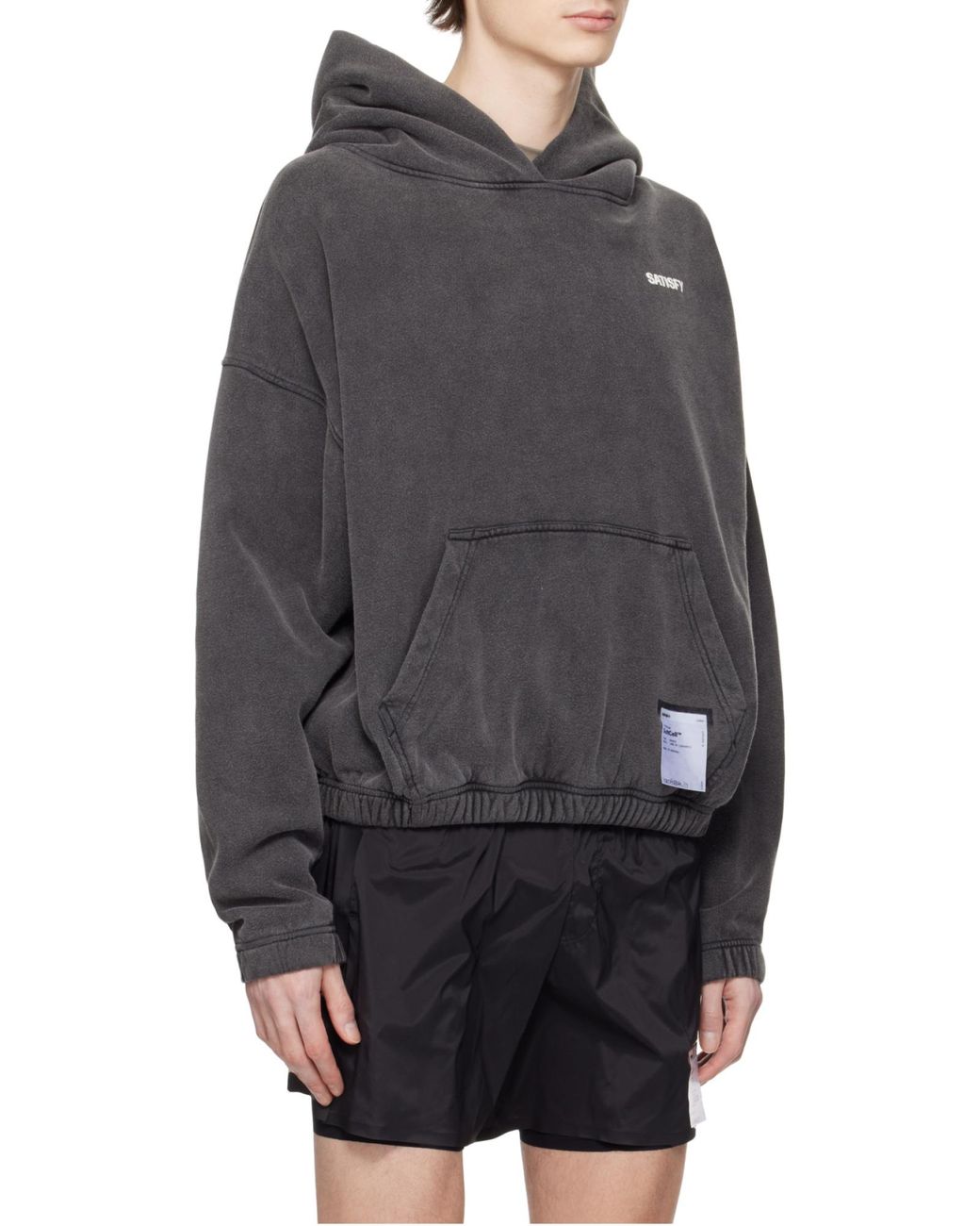 Satisfy Gray Softcell Hoodie for men