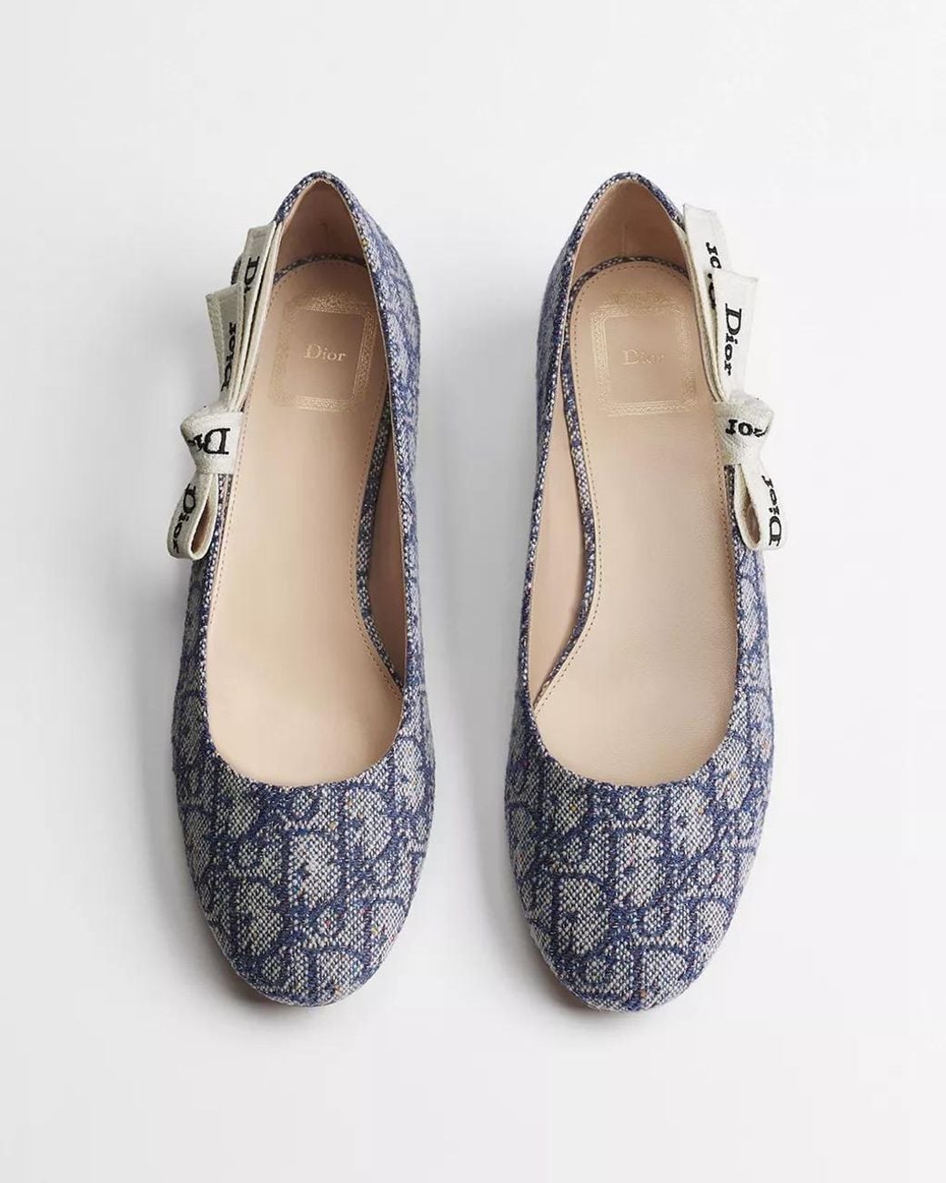 Dior White J'A Ballet Flat