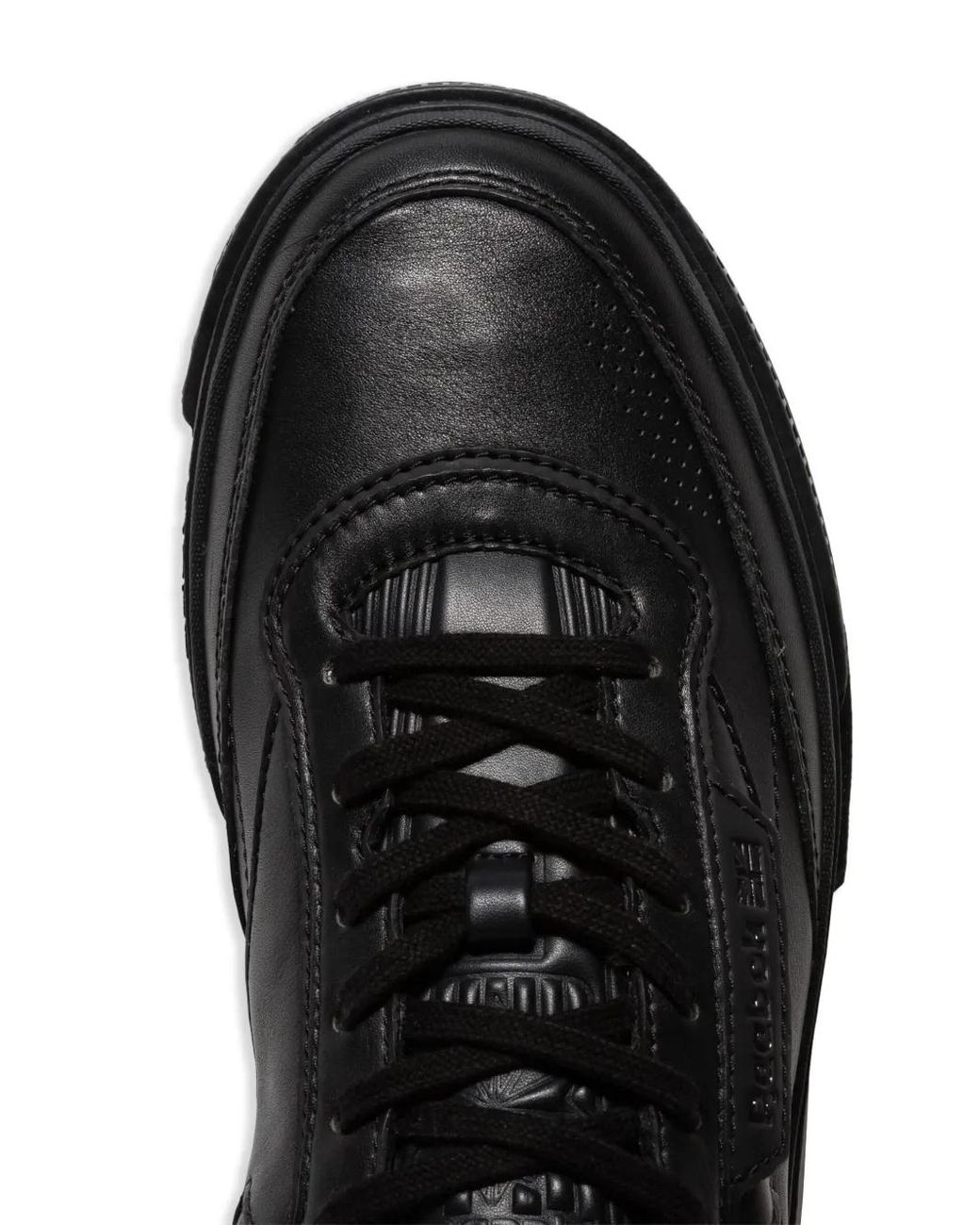 Reebok Black Lace-Up Low-Cut Sneakers for men
