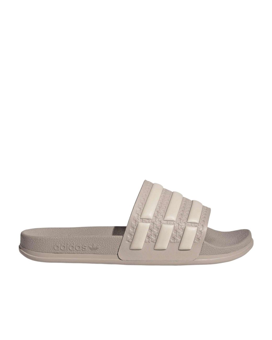 Adidas Originals White Single-Band Slide Sandal