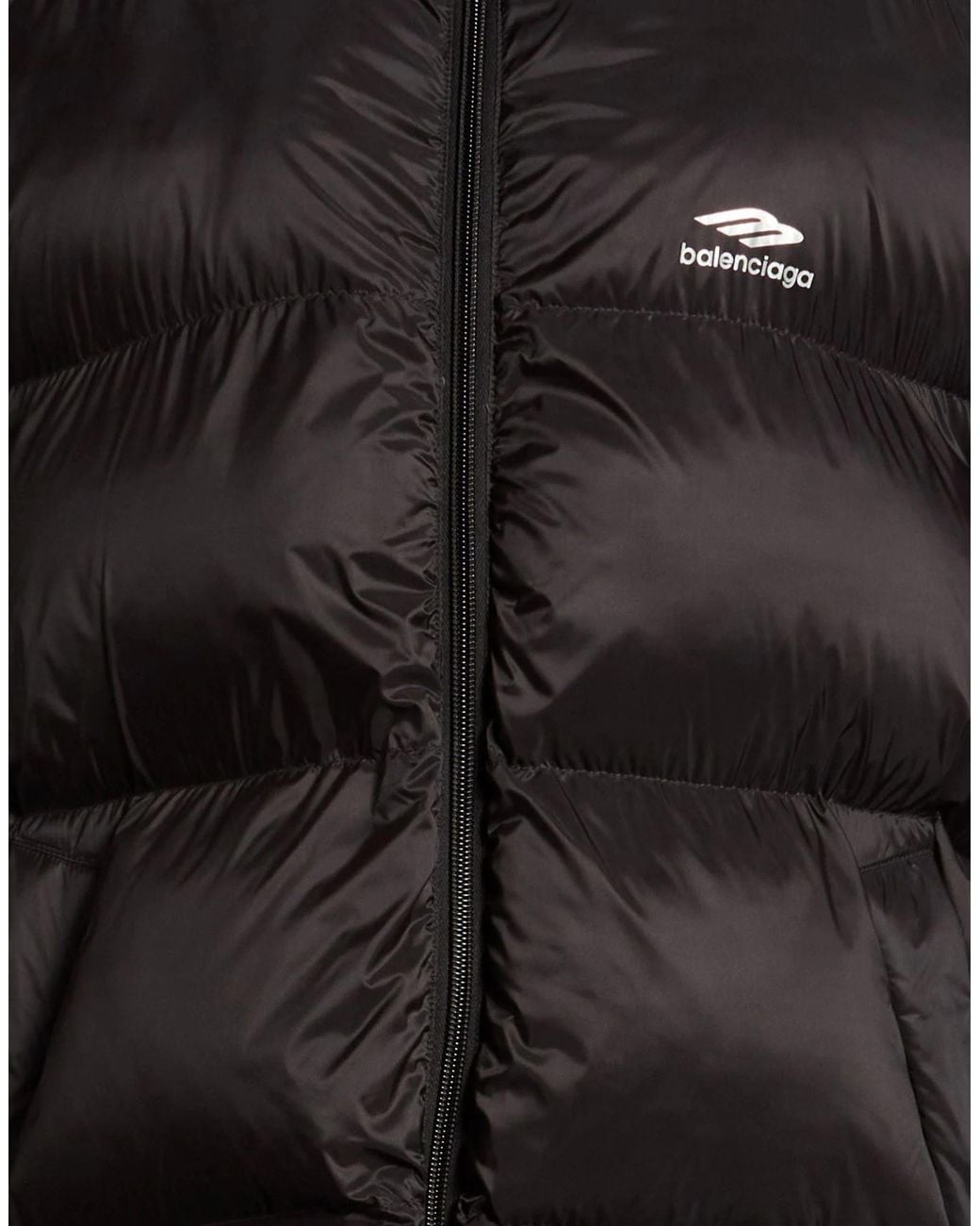 Balenciaga Black Zip Fastening Gilets