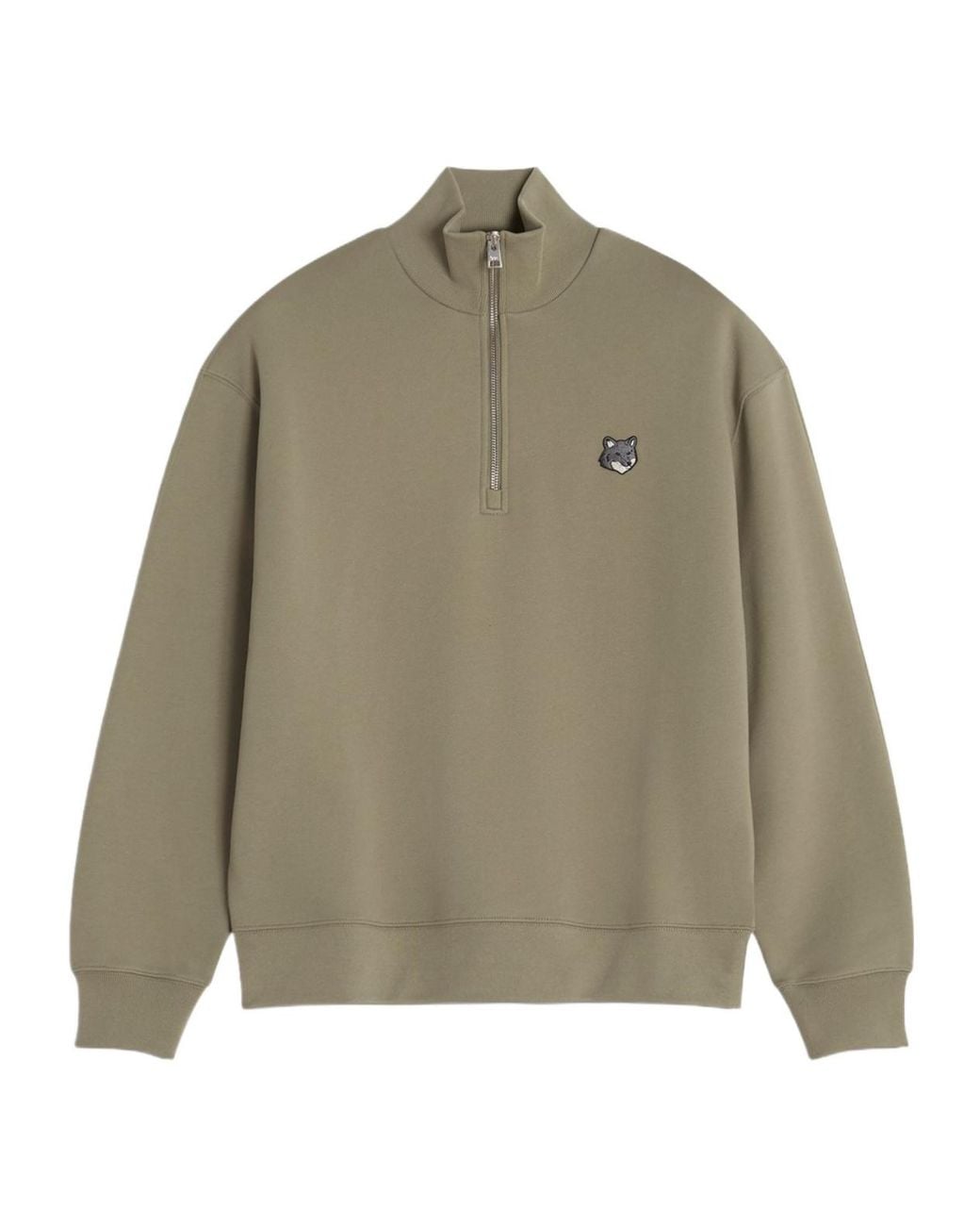 Maison Kitsuné Green Long-Sleeved Sweatshirt for men
