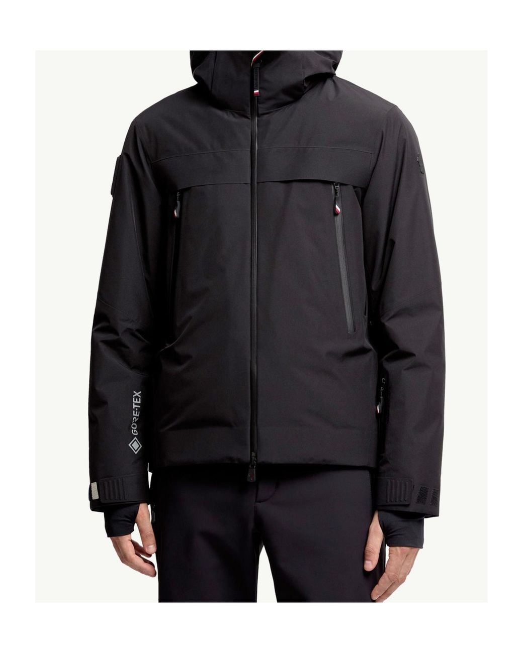 Moncler Black Grenoble Balmhorn Hooded Performance Jacket for men