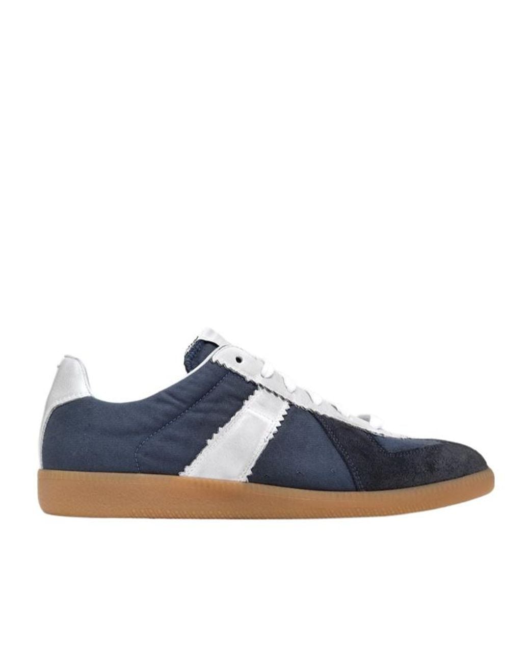 Maison Margiela Blue Replica Low-Top Sneakers for men