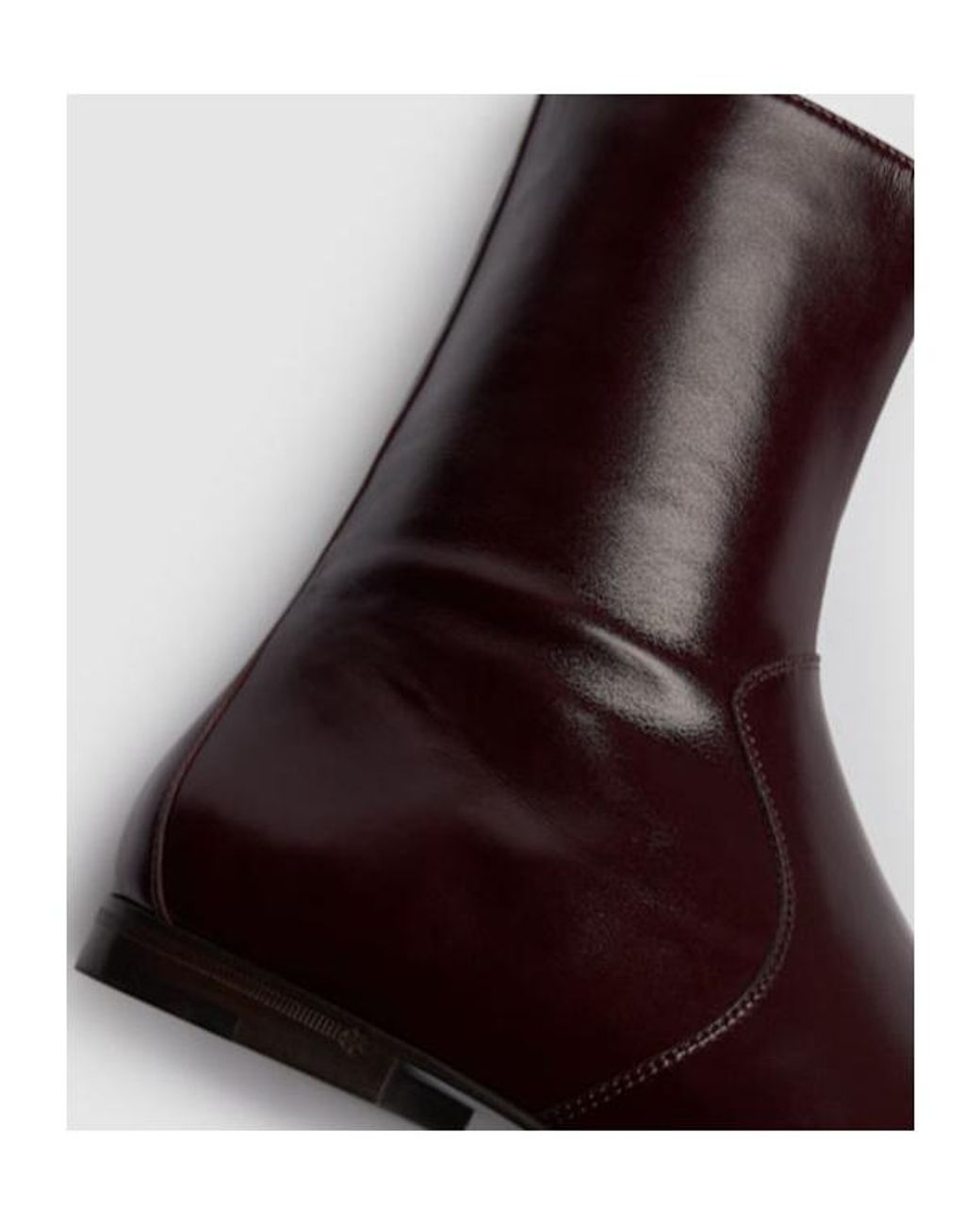 Khaite Brown 85Mm Nevada Stretch Leather Ankle Boots