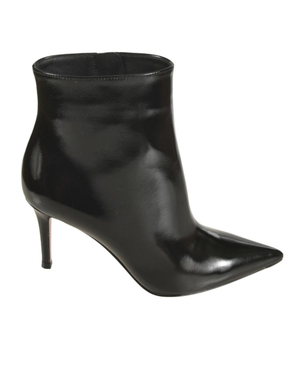 Gianvito Rossi Black 85Mm Pointed-Toe Stiletto Boots