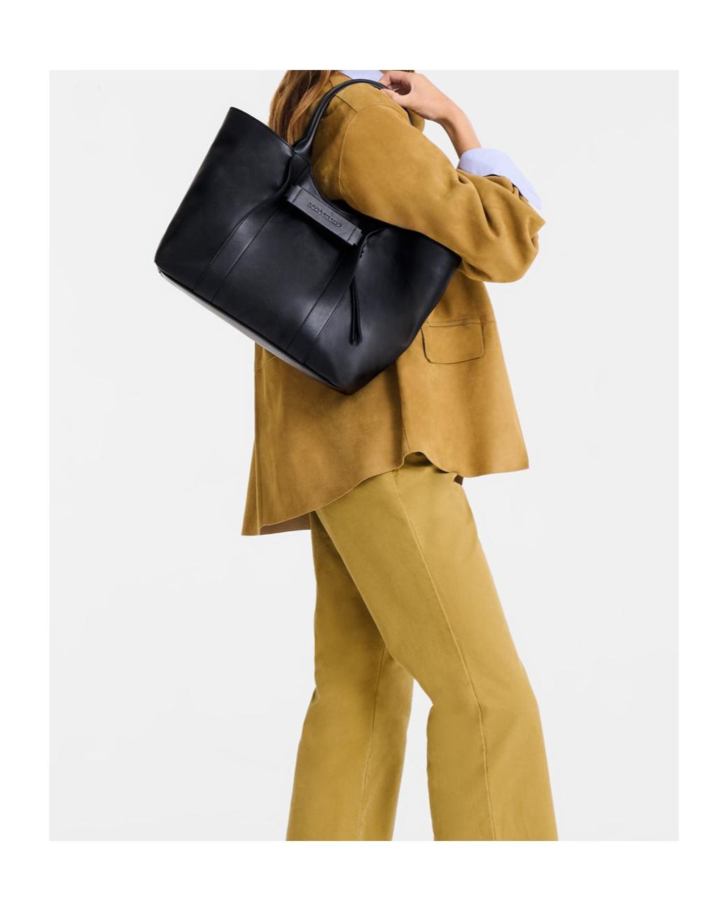 Longchamp Black 3D Shoulder Bag