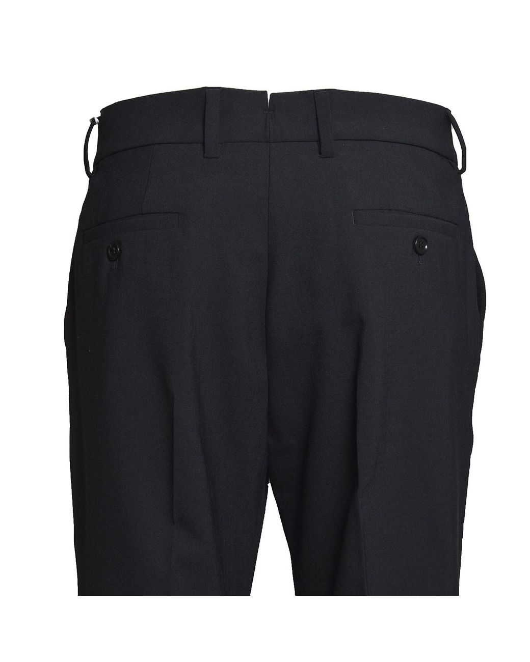 Aspesi Blue Logo Casual Pants