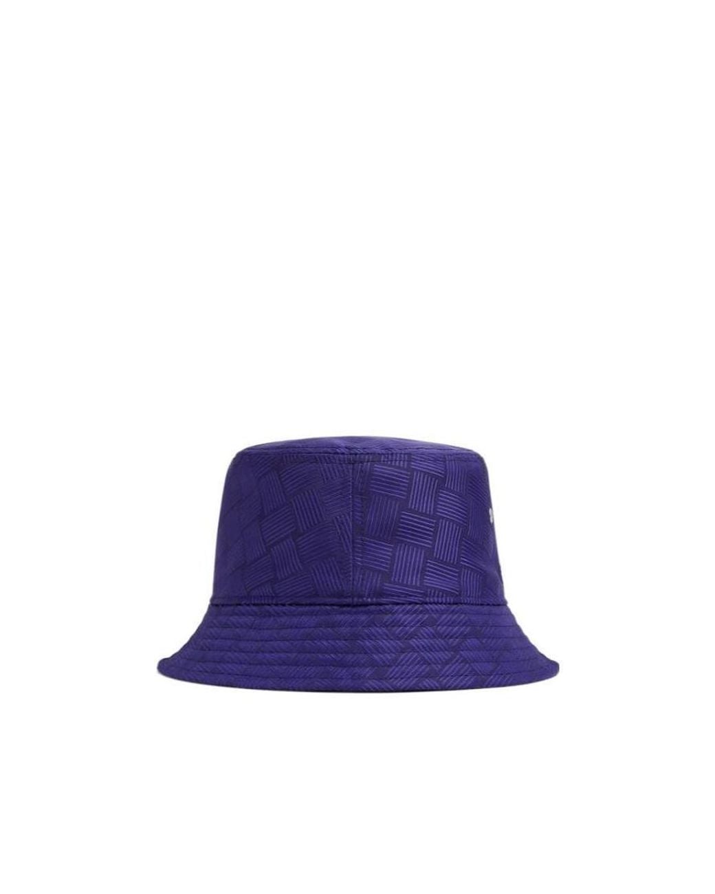 Bottega Veneta Blue Jacquard Intreccio Pattern Hat