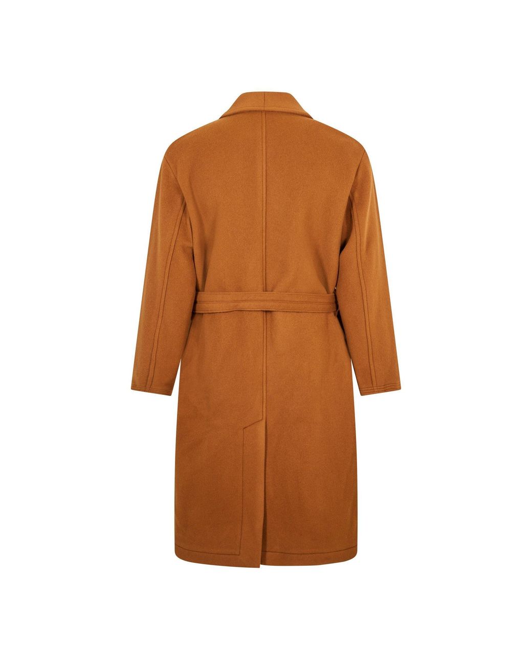 Boss Brown Stylish Minimalist Long Overcoat for men