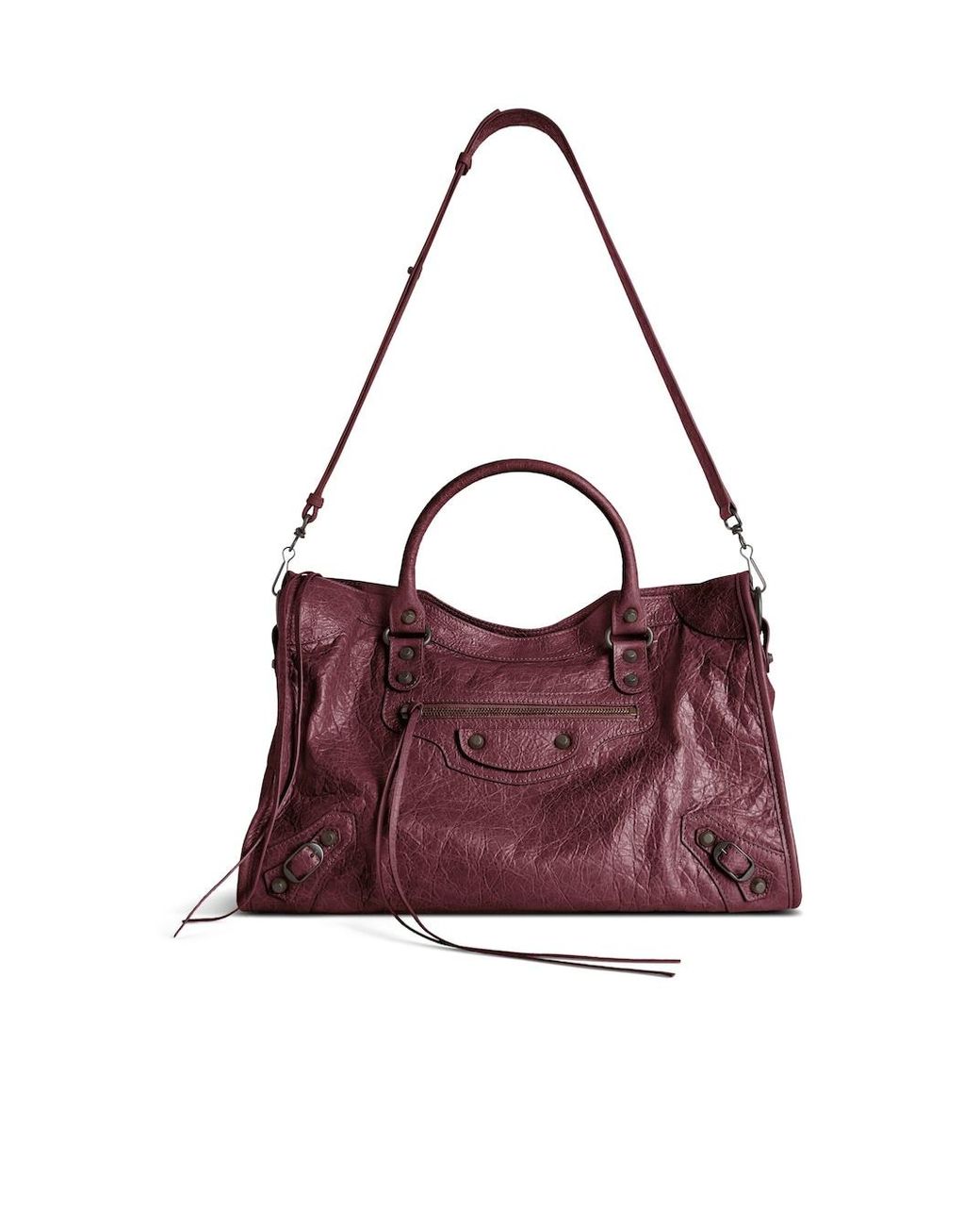 Balenciaga Purple Le City Bag Medium