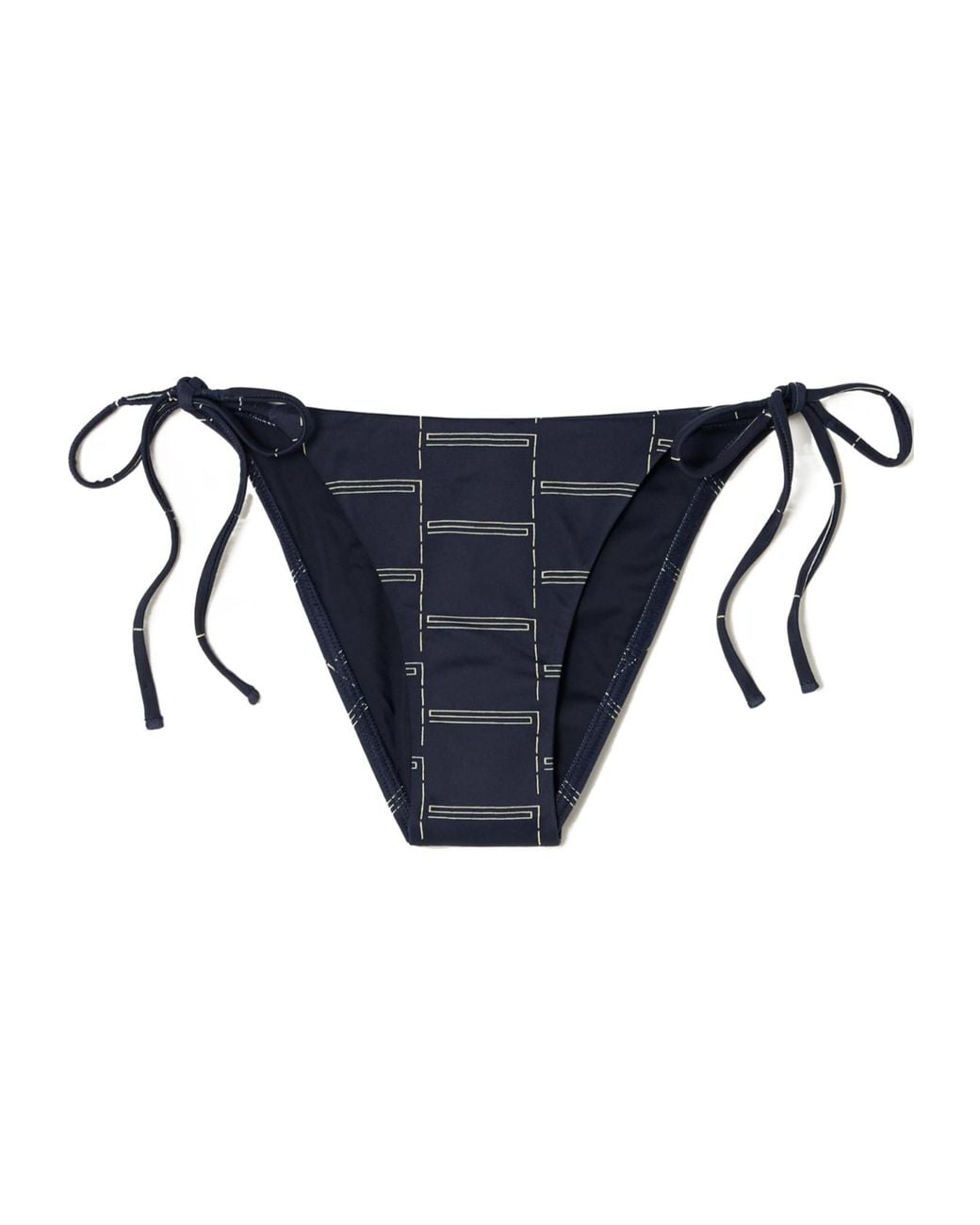 Matteau Blue Bamboo Leaf Print Bikini