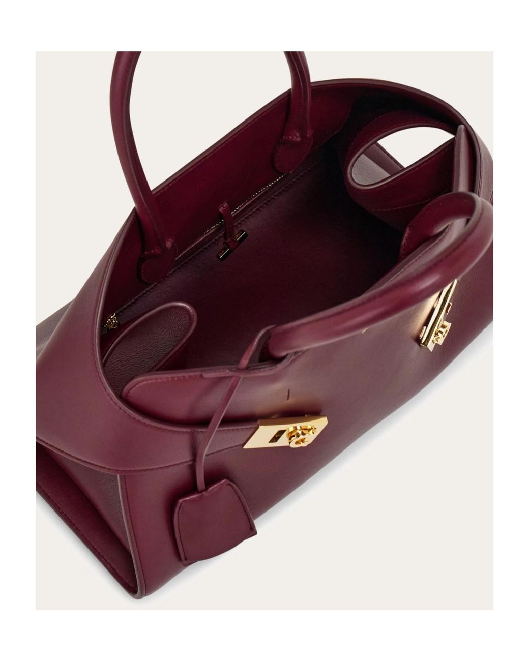 Ferragamo Purple Ferragamo Hug Small Tote Bag