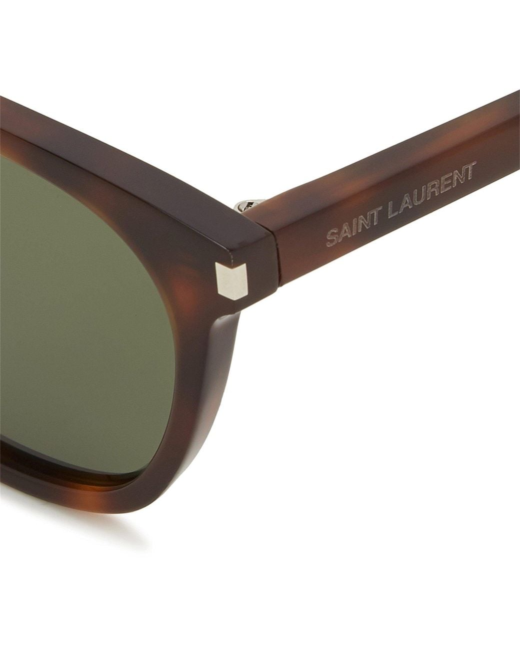 Saint Laurent Metallic Square-Shaped Sunglasses for men